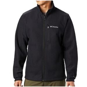 Columbia Men's Black Hot Dots III Full Zip Fleece Lightweight Jacket XL NWT